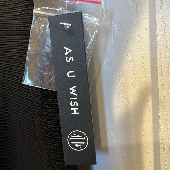 Stretchy black dress by As U Wish. - Picture 3 of 9